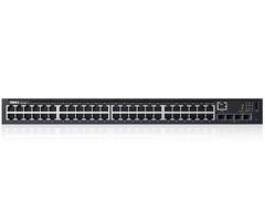 Коммутатор DELL N1548 48X1GBE + 4X10GBE SFP+ STACKING PS [210-AEVZ]