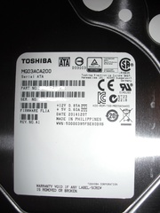 MG03ACA200 Жесткий диск Toshiba 3.5 2Tb SATA 7.2k