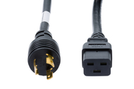 Кабель Cisco Power Cord, 250VAC 20A, Right Angle C19, NEMA L6-20 Plug, US [CAB-1900W-US2]