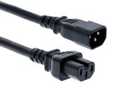 Кабель Cisco Japan Cabinet Jumper Power Cord, 250 VAC 12A, C14-C15 [CAB-C15-CBN-JP]