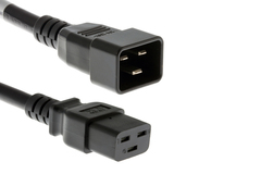 Кабель Cisco Cabinet Jumper Power Cord, 250 VAC 16A, C20-C19 Connectors [CAB-C19-CBN=]