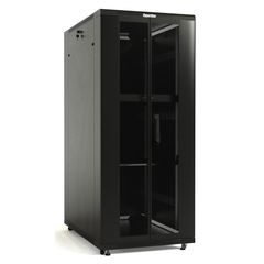 Шкаф напольный 19", 42U Hyperline TTB-4281-DD-RAL9004