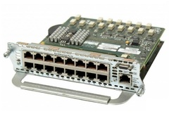 Модуль расширения Cisco 16 port 10/100 EtherSwitch NM with 1 GE (1000BaseT) [NM-16ESW-1GIG]
