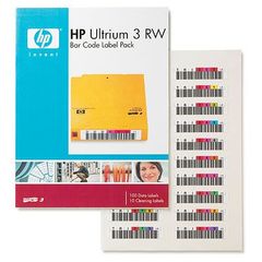 Наклейка HP ULTRIUM 3 RW BAR CODE LABEL PACK [Q2007A]
