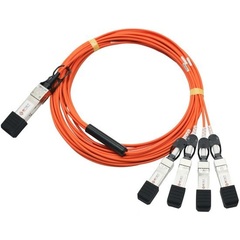 Кабель Cisco 40GBASE Active Optical QSFP to 4SFP breakout Cable, 3m [QSFP-4X10G-AOC3M]