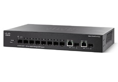 Коммутатор Cisco SG 300-10 10-port Gigabit Managed SFP Switch (8 SFP + 2 Comb [SG300-10SFP-K9-EU]