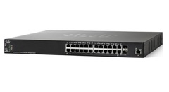 Коммутатор Cisco SG350X-24 24-port Gigabit Stackable Switch [SG350X-24-K9-EU]