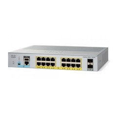 Коммутатор CISCO Catalyst 2960L 16 port GigE with PoE, 2 x 1G SFP, LAN Lite [WS-C2960L-16PS-LL]