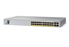Коммутатор Cisco Catalyst 2960L 24 port GigE with PoE, 4 x 1G SFP, LAN Lite [WS-C2960L-24PS-LL]