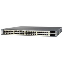 Коммутатор CISCO 48 10/100/1000 2 X2 10 GE 265WAC IPB [WS-C3750E-48TD-S]