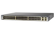 Коммутатор CISCO CATALYST 3750 48 10/100/1000T 4 SFP IPB IMAGE [WS-C3750G-48TS-S]