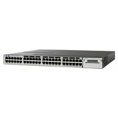 Коммутатор CISCO STACKABLE 48 X 10/100/1000 350W AC 1 RU IP BASE [WS-C3750X-48T-S]